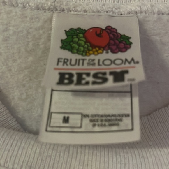 Vintage Glitter Hattitude Red Hat Society Fruit of Loom Sweatshirt sz M funky - Picture 4 of 9